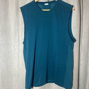 Rare New Regulate Performance Sleeveless Tank Teal Men’s XL Gymshark